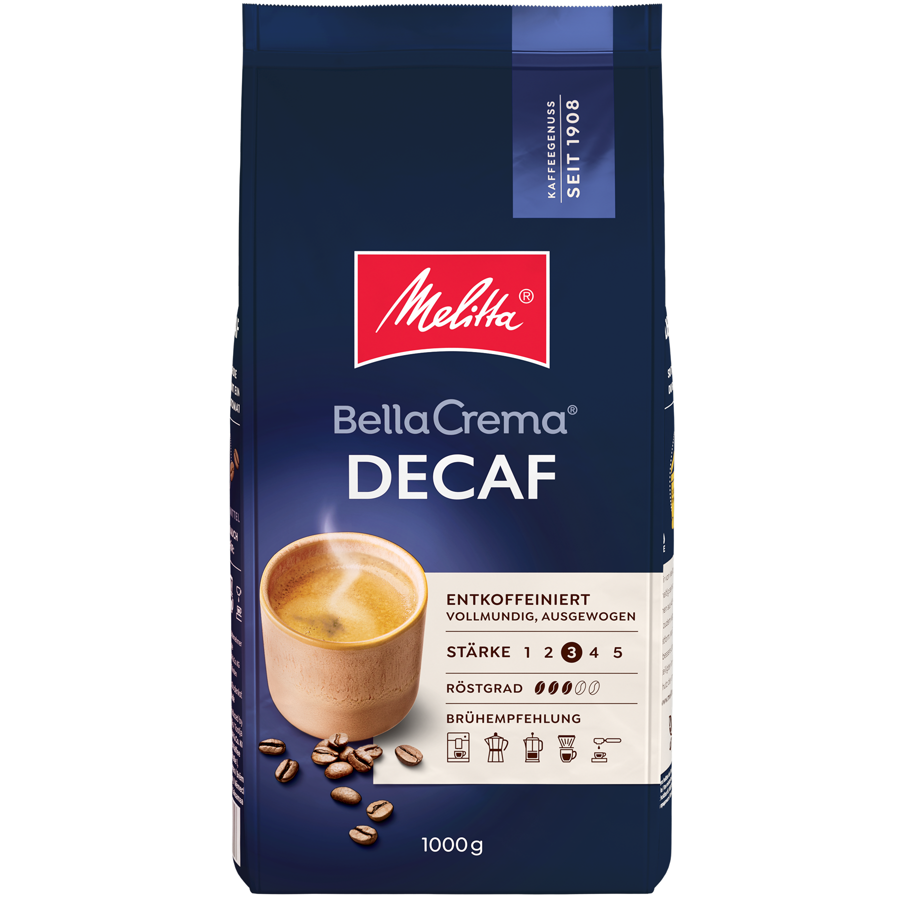 Melitta® BellaCrema® Decaffeinato