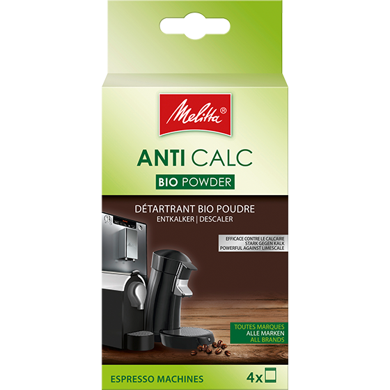 Anti Calc Bio-pulver til helautomatiske kaffemaskiner