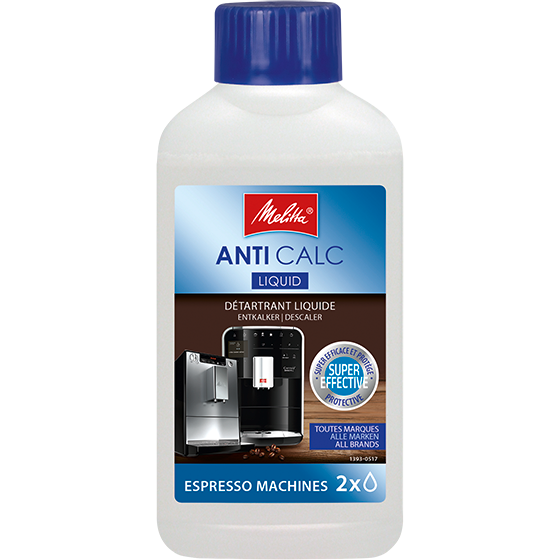 Détartrant universel ANTI CALC liquide pour machines à café à grains et à capsules - 250 ml