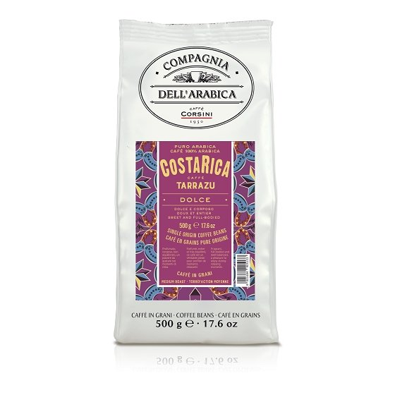 Caffè Corsini, Costa Rica Tarrazú en grano 100% Arábica, 500g