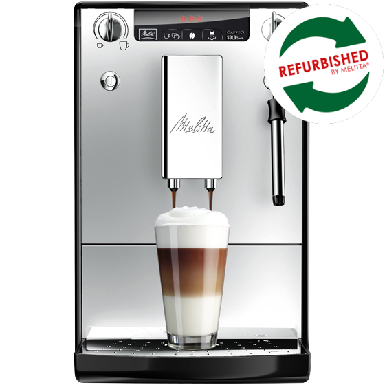 Caffeo® Solo® & Milk Kaffeevollautomat, schwarz-silber (Refurbished)