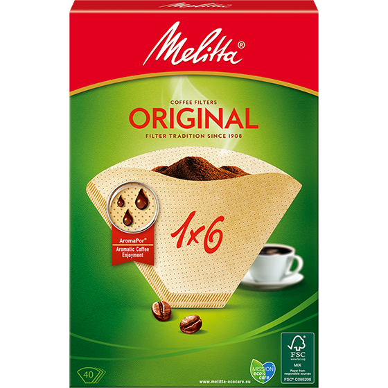 Melitta® Filterzakjes Original, 1x6®